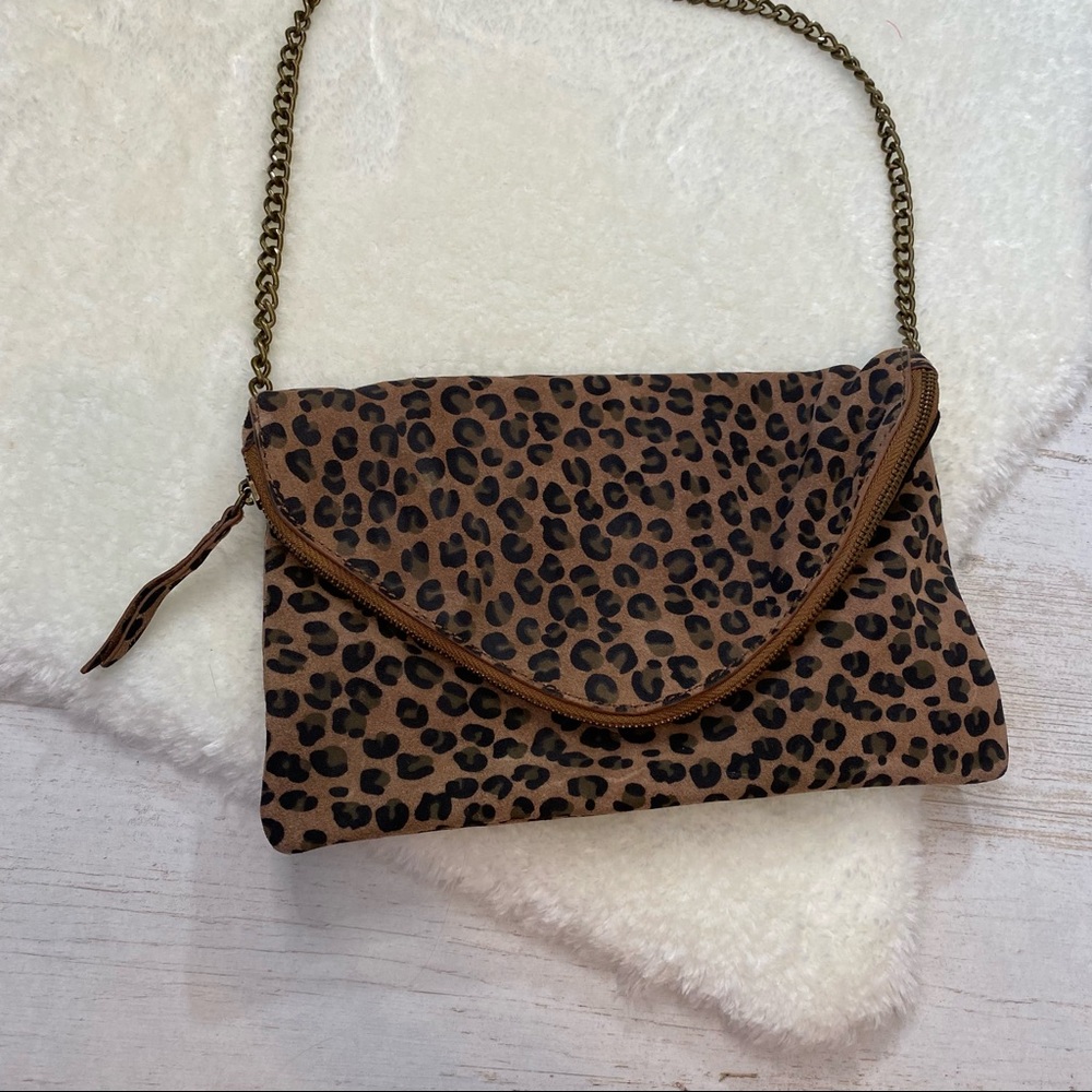 J. Crew Cheetah Print Clutch Purse